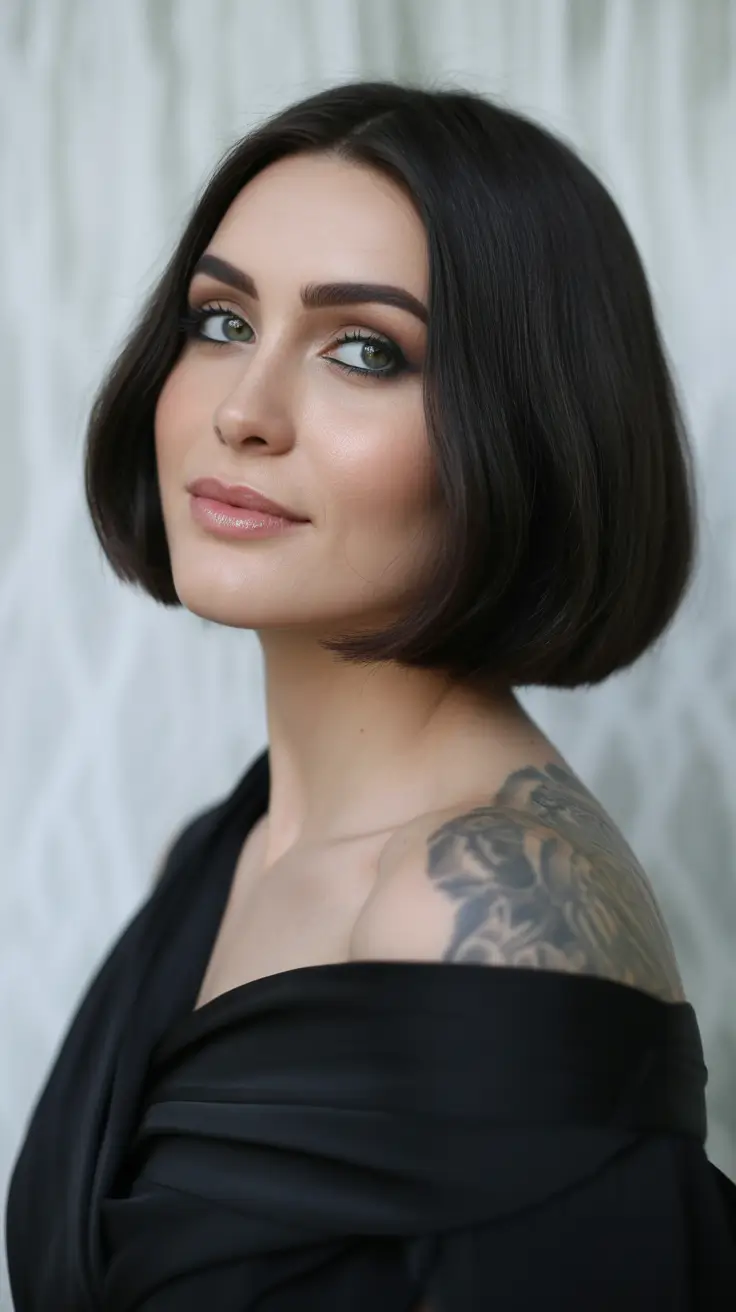 Quick and easy hairstyles 2026 Modern Blowout Bob With Soft Ends