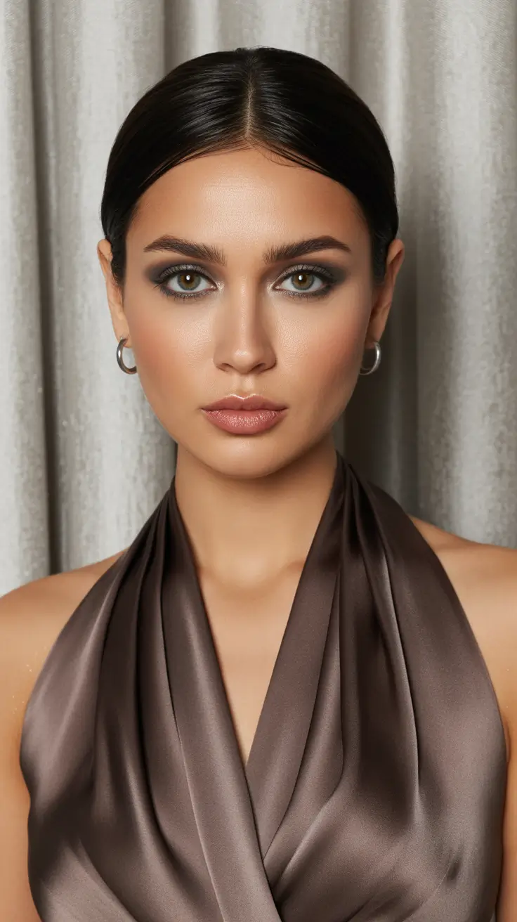 Quick and easy hairstyles 2026 Minimalist Low Knot With Clean Parting