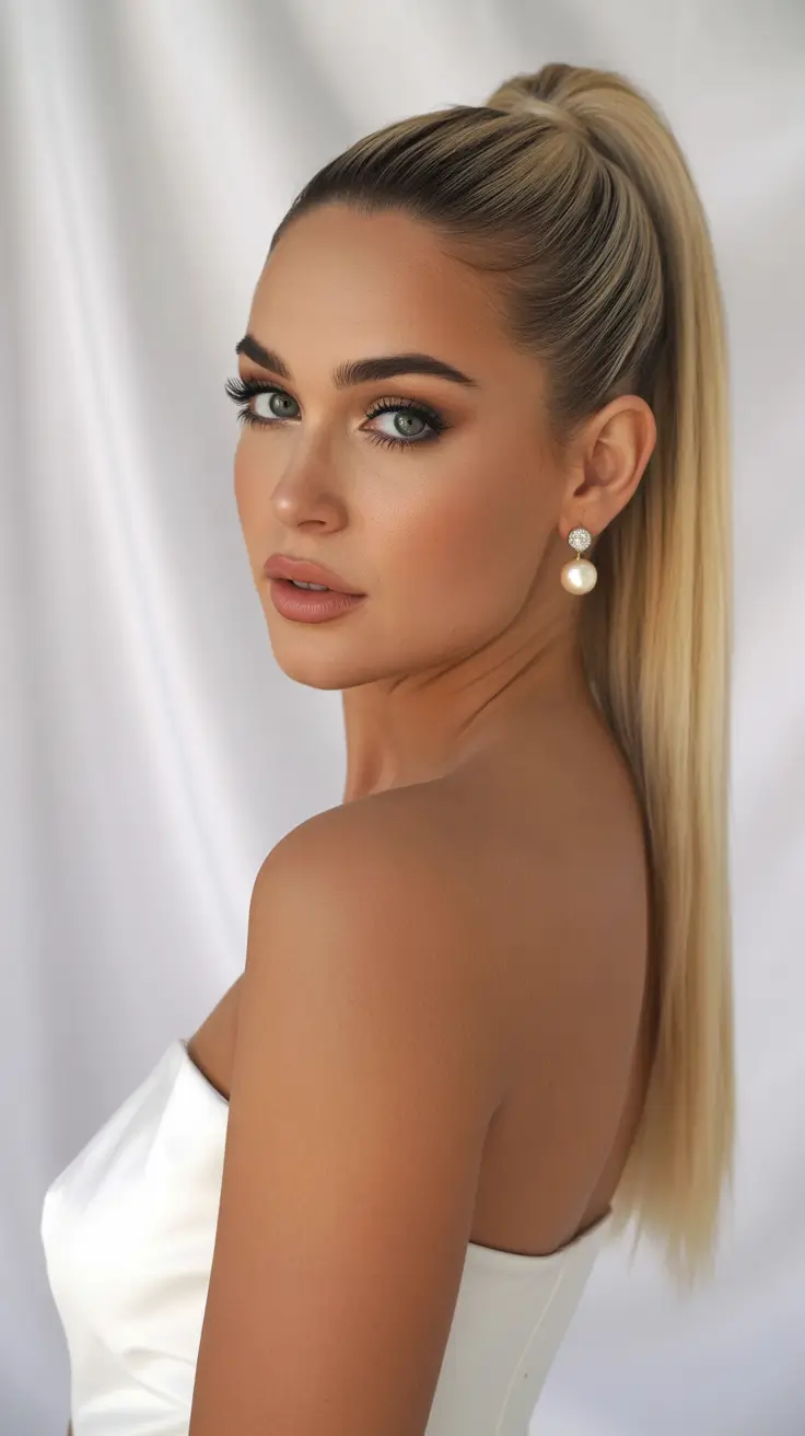 Quick and easy hairstyles 2026 High Sculpted Ponytail With Long Sleek Lengths