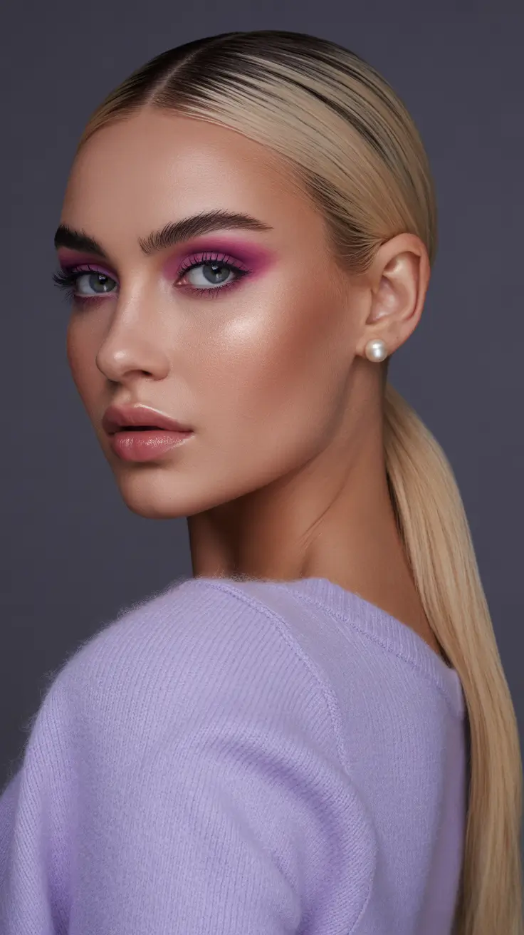 Quick and easy hairstyles 2026 Sleek Low Ponytail With Ultra-Smooth Finish