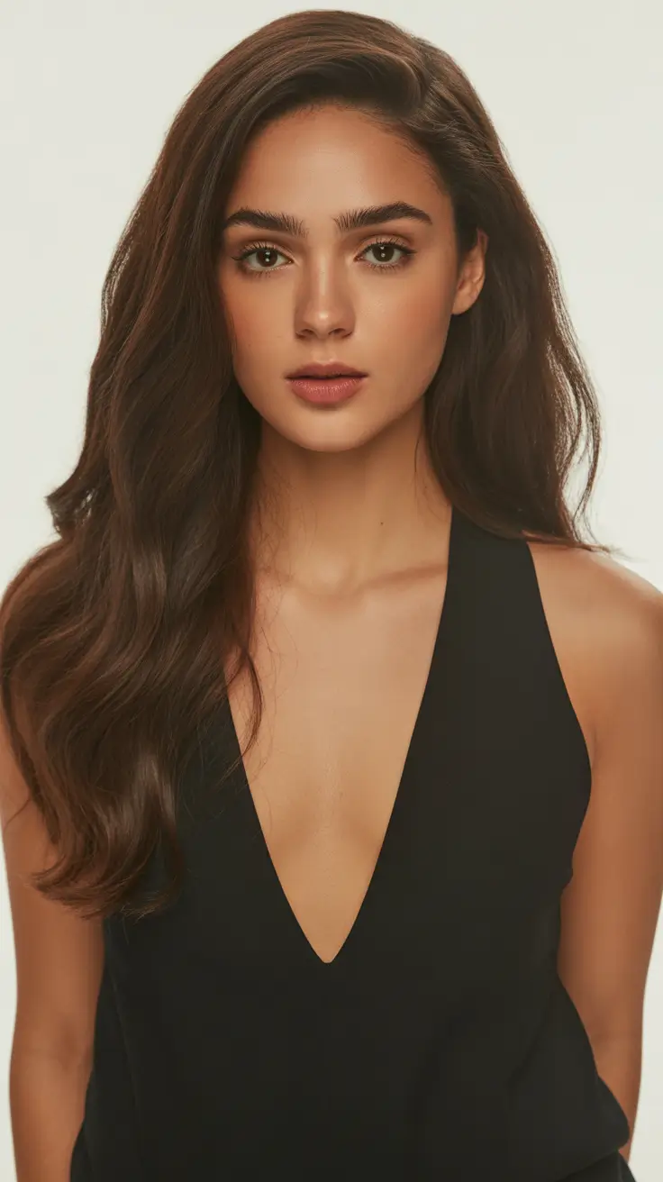 Spring Hair Color Ideas 2026 Soft Dimensional Brunette Glow