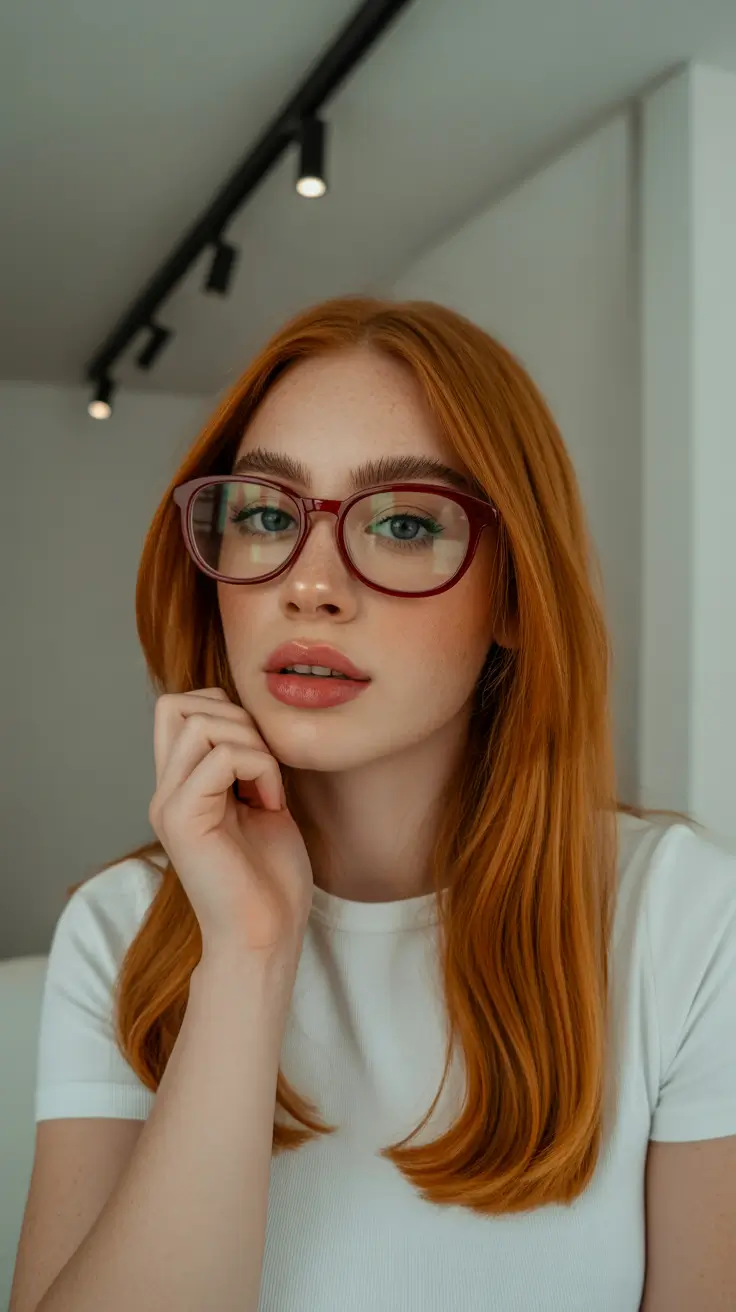 Spring Hair Color Ideas 2026 Fresh Apricot Copper with Soft Satin Finish