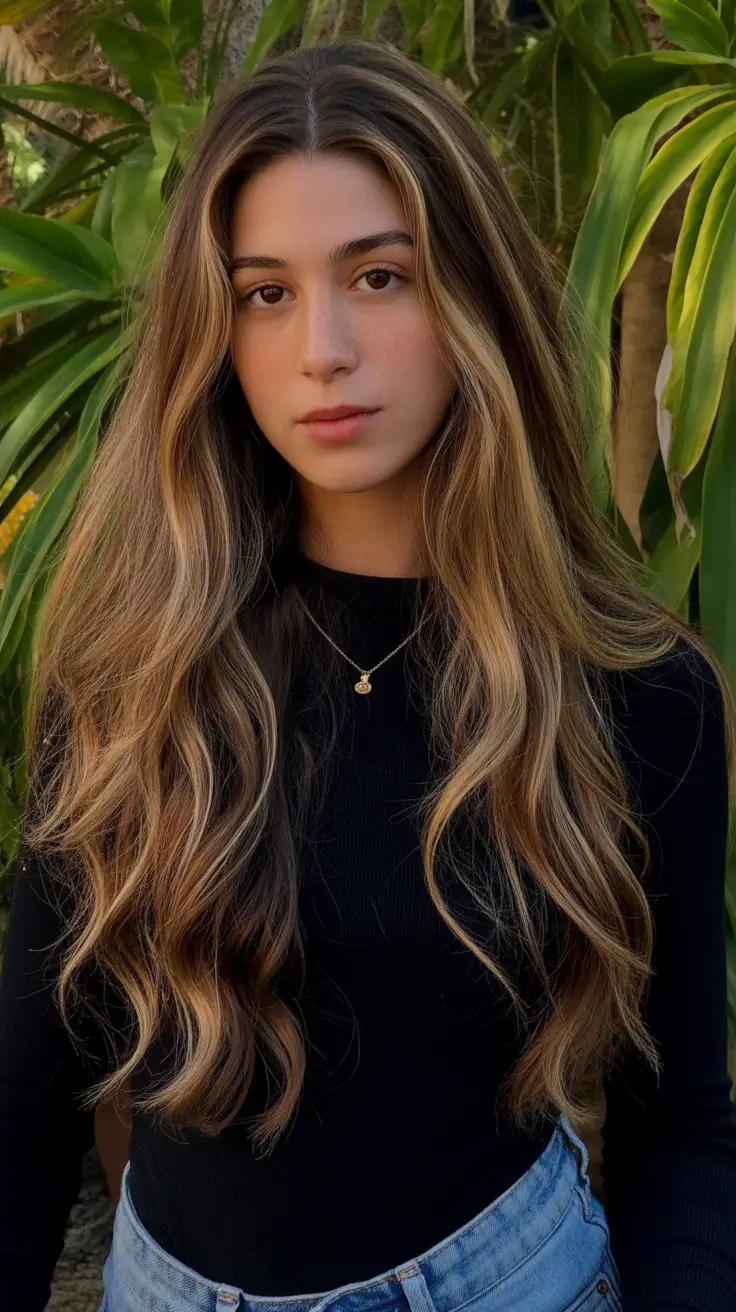 Spring Hair Color Ideas 2026 Honey-Lit Brunette with Soft Natural Dimension