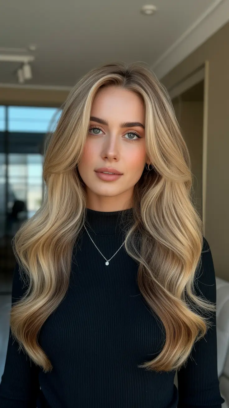 Spring Hair Color Ideas 2026 Cool Blonde with Softly Melted Highlights