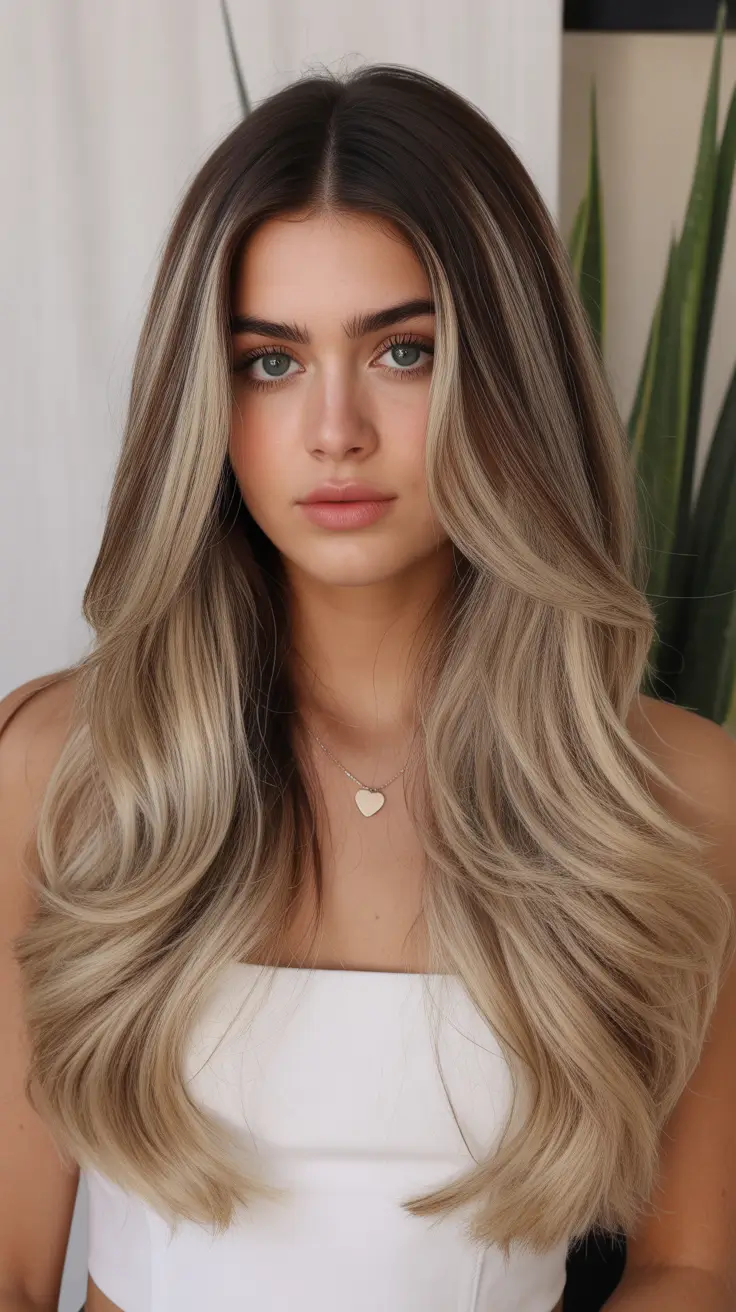 Spring Hair Color Ideas 2026 Rooted Frosted Blonde with Seamless Melt