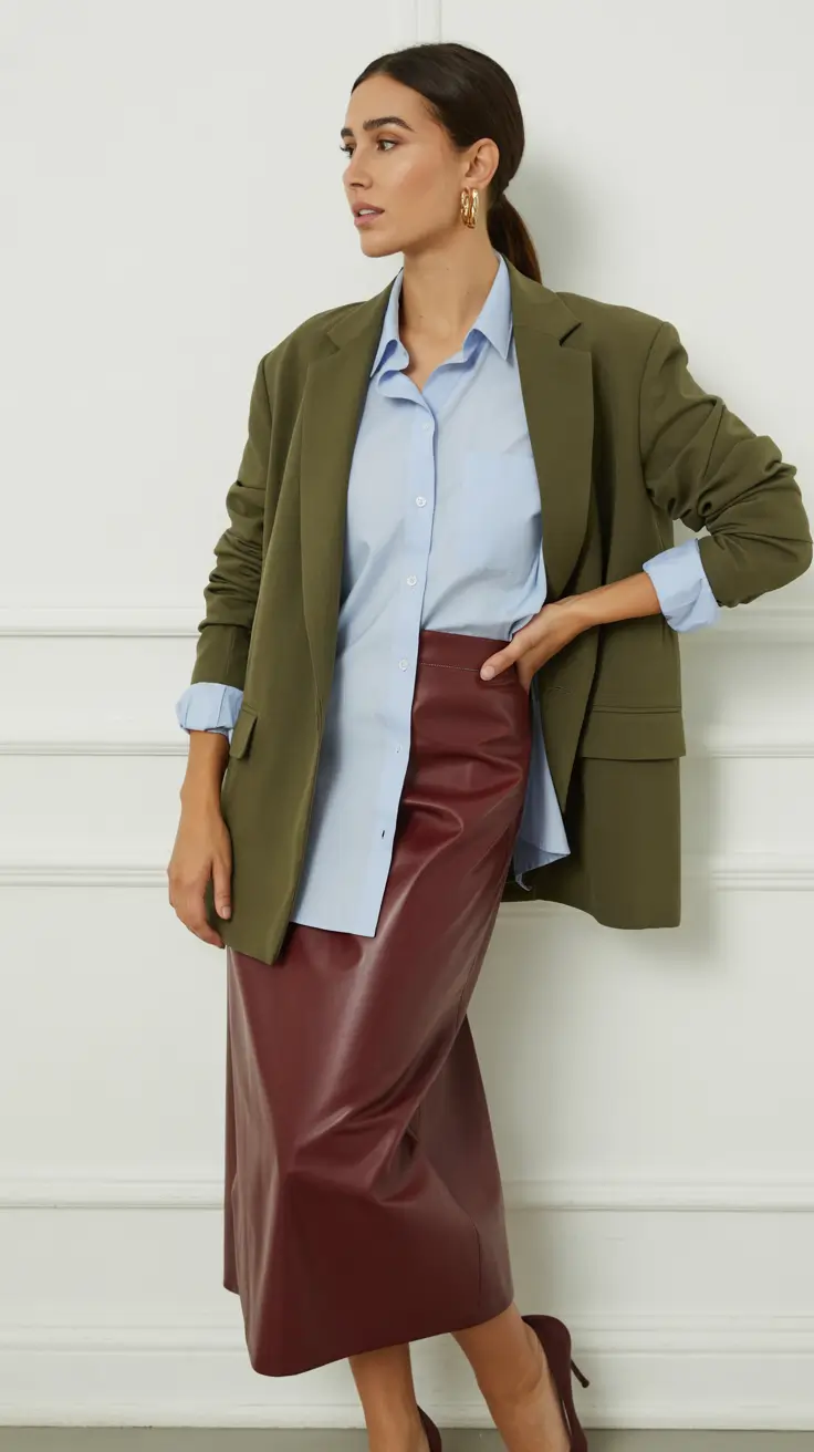 Spring work outfits 2026 Structured Edge with Feminine Balance