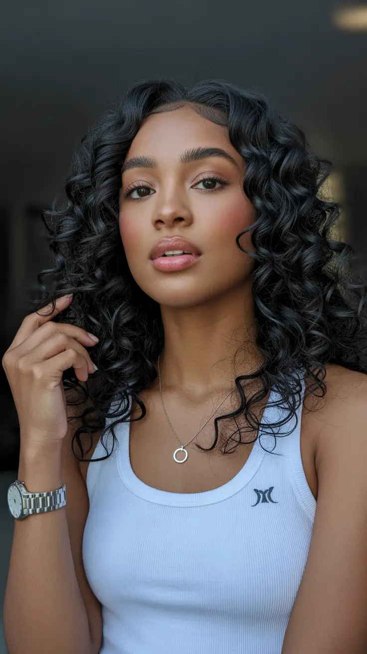 Stylish black women hairstyles 2026 soft spiral elegance