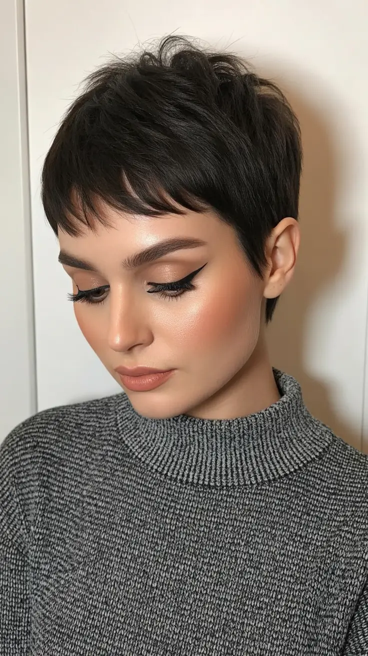 Trendy pixie haircuts 2026 Soft Minimalist Pixie