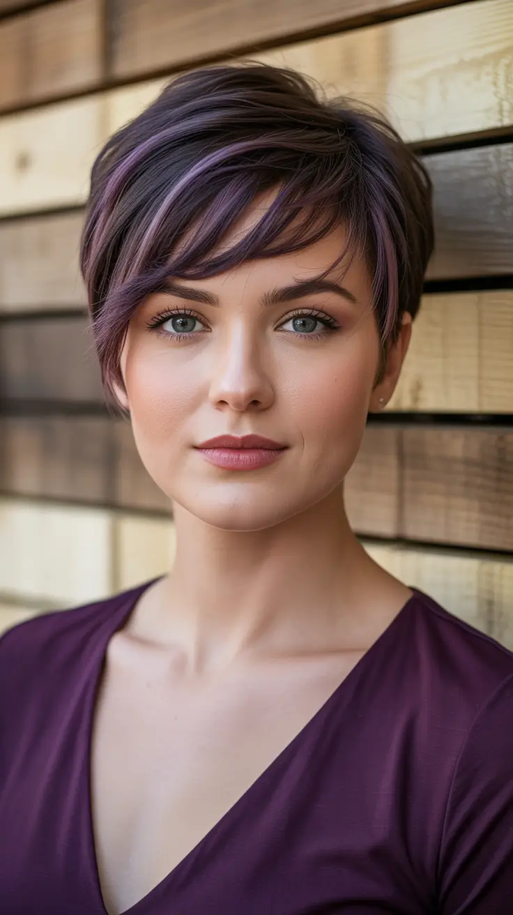 Trendy pixie haircuts 2026 Lavender Whisper Pixie