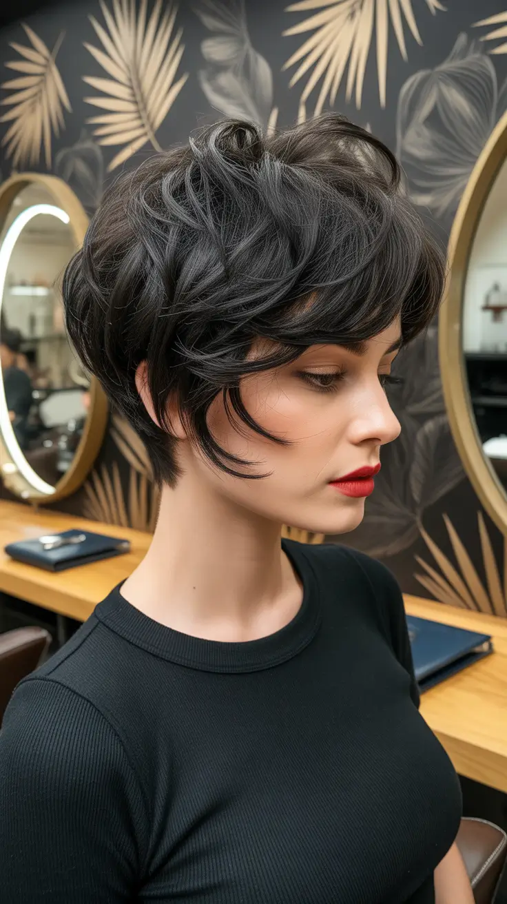 Trendy pixie haircuts 2026 Layered Volume and Parisian Attitude