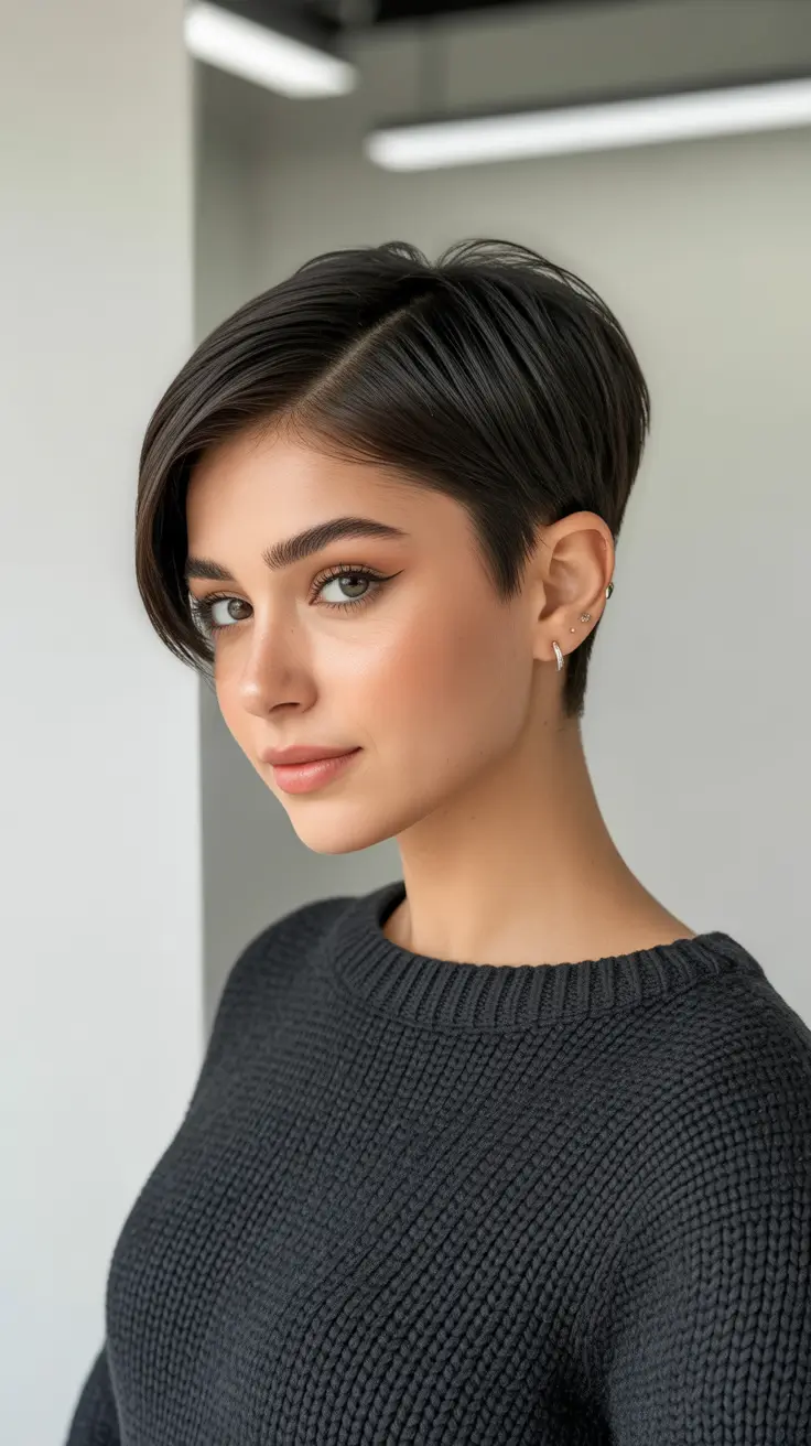 Trendy pixie haircuts 2026 Soft Geometry