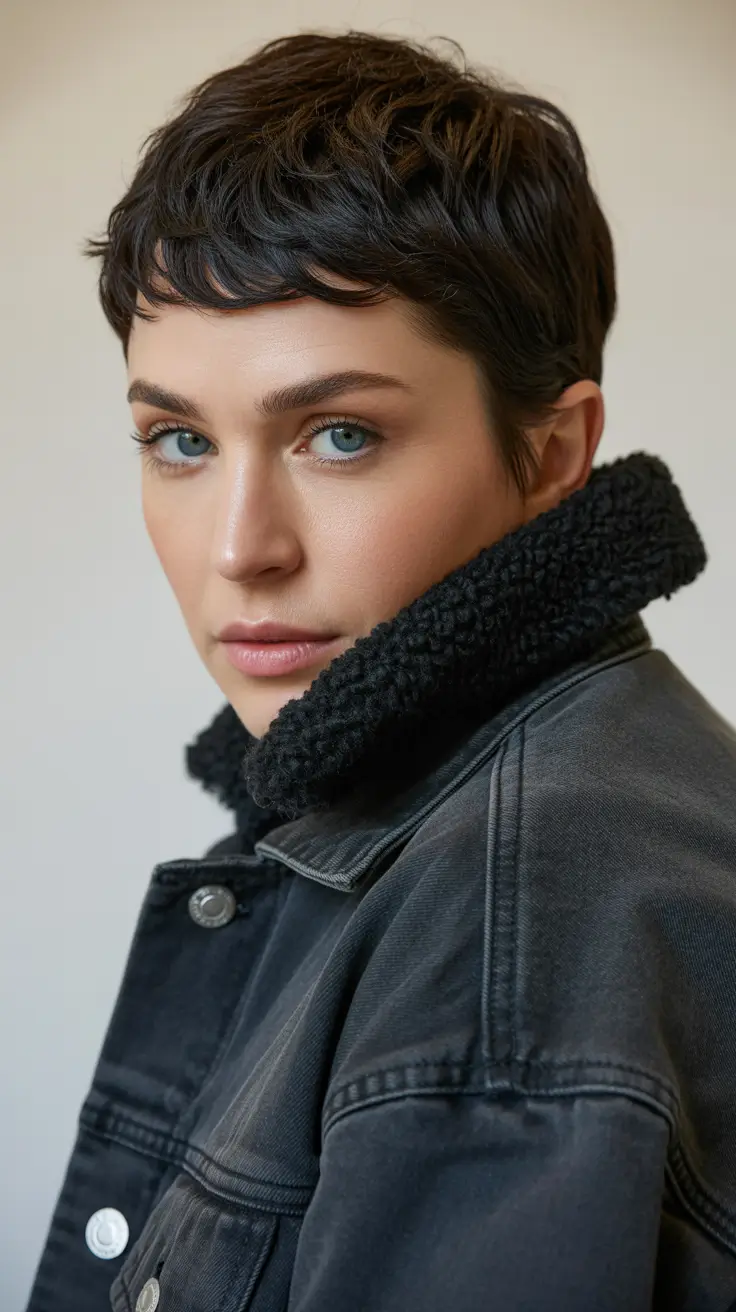 Trendy short hairstyles 2026 Soft Cropped Pixie