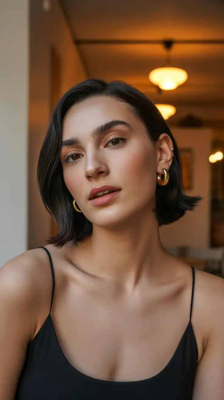 Trendy short hairstyles 2026 Chic Minimalist Bob