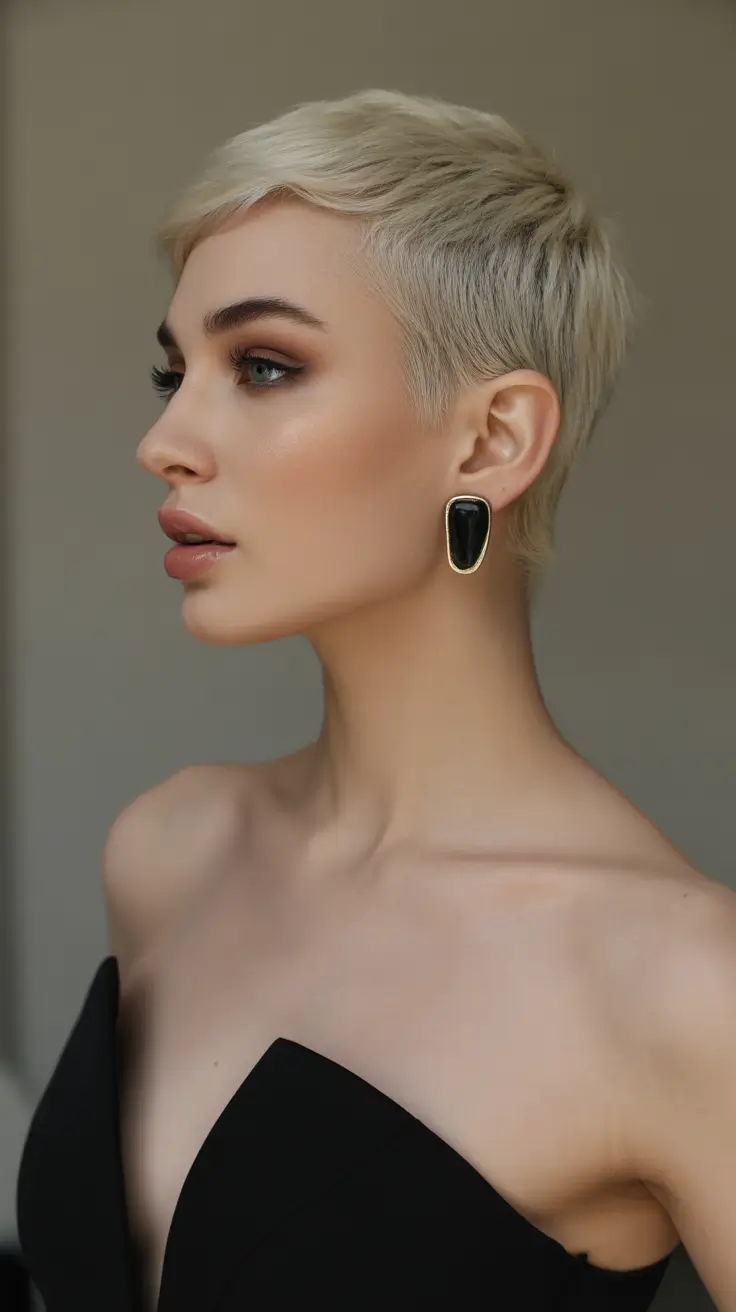 Trendy short hairstyles 2026 Icy Textured Crop