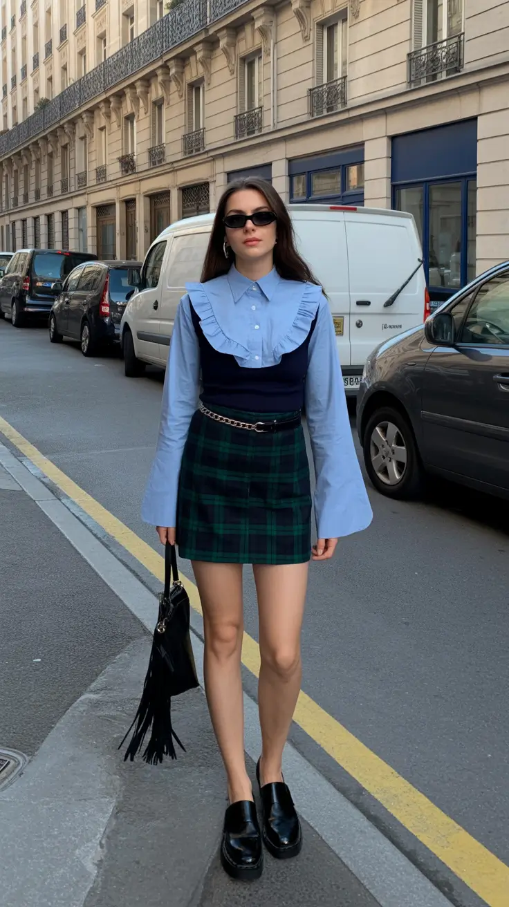 cute casual spring outfits 2026 Modern Prep With a Playful Edge