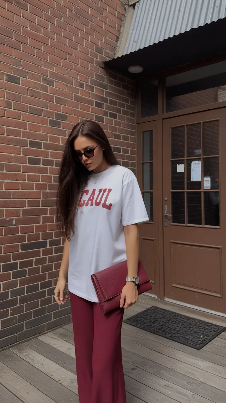 cute casual spring outfits 2026 Minimal Sporty Reds