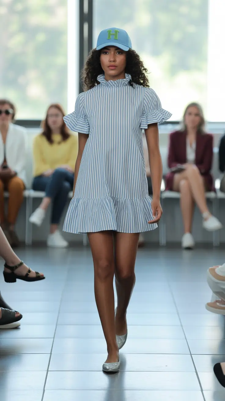 cute casual spring outfits 2026 Playful Preppy Stripes