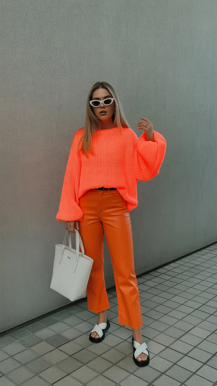 Every Day Spring Outfits 2026 Bold Monochrome for Confident Spring Mornings