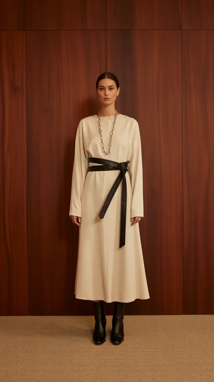 February outfits ideas 2026 Minimalist Cream Elegance for Quiet Winter Confidence