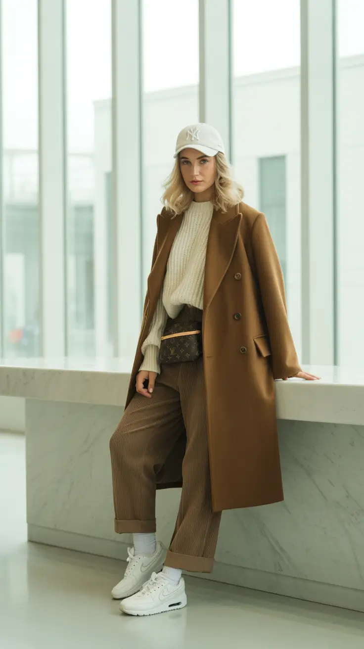 February outfits ideas 2026 Soft Neutrals Meet Sporty Ease for Everyday Winter Style