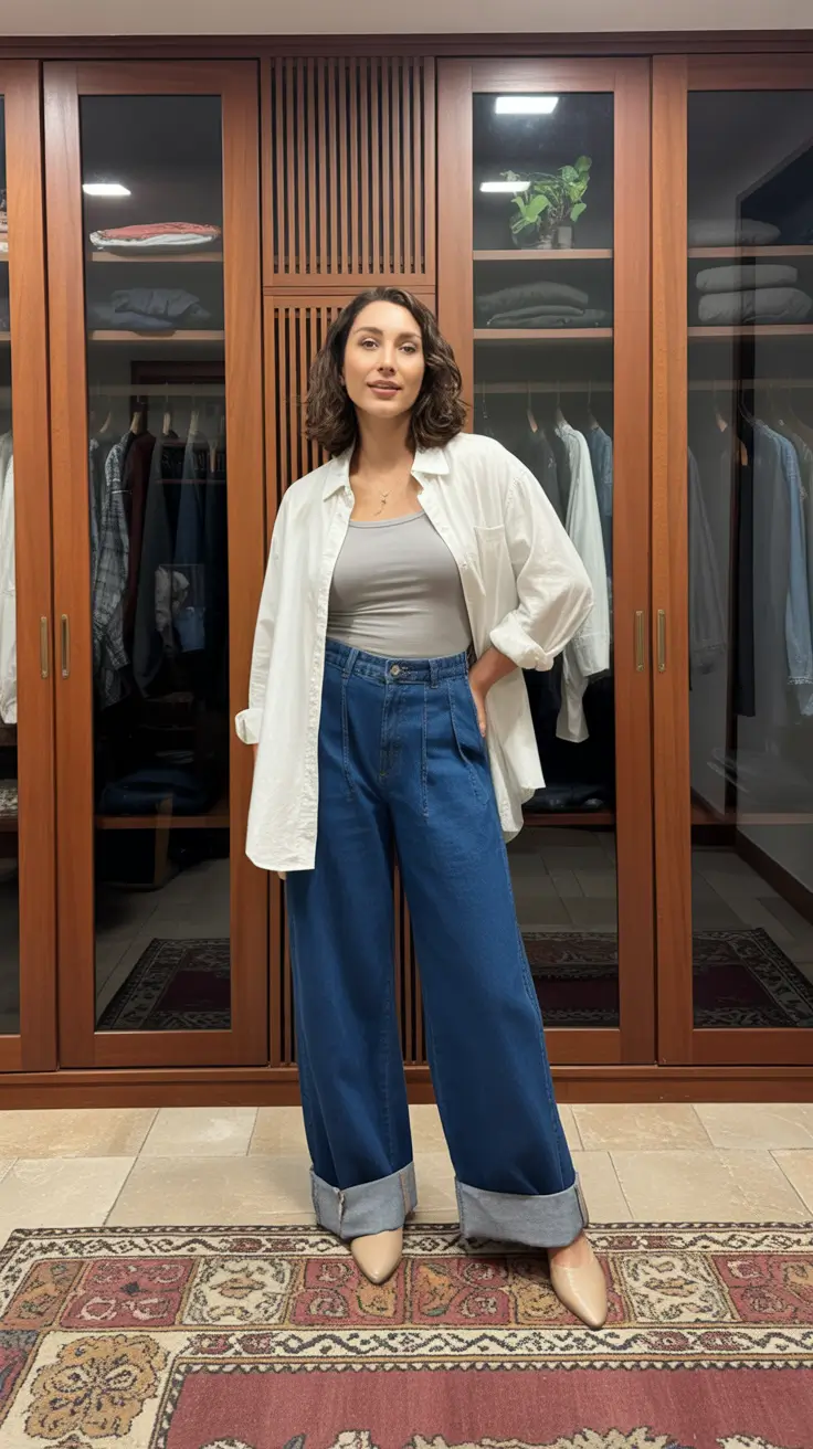 midsize spring outfits 2026 Relaxed Tailoring With a Modern Twist