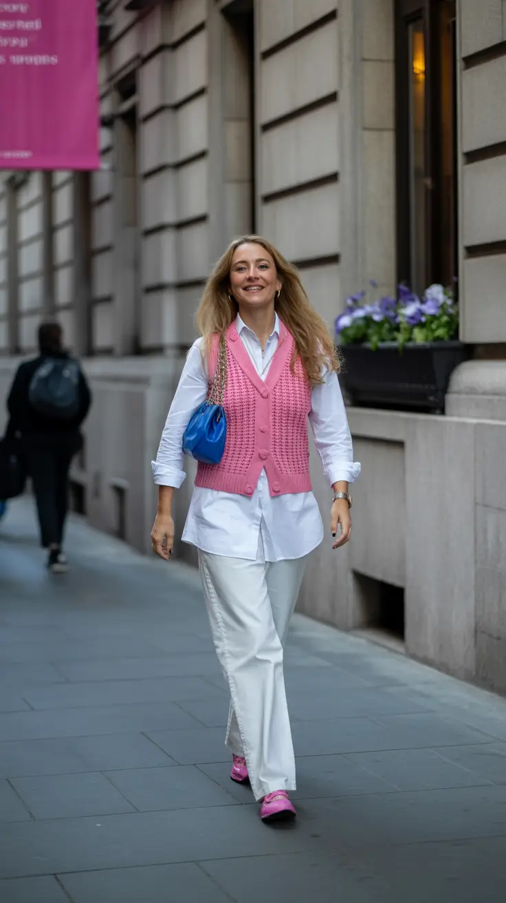 modest spring outfits 2026 Layered Knits and Casual Confidence