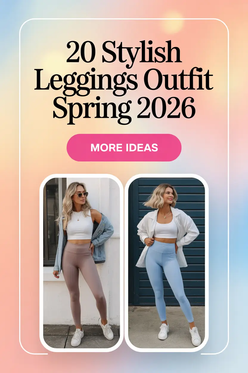 Stylish Leggings Outfit Spring 2026: Chic, Comfy & Casual Looks for Every Woman
