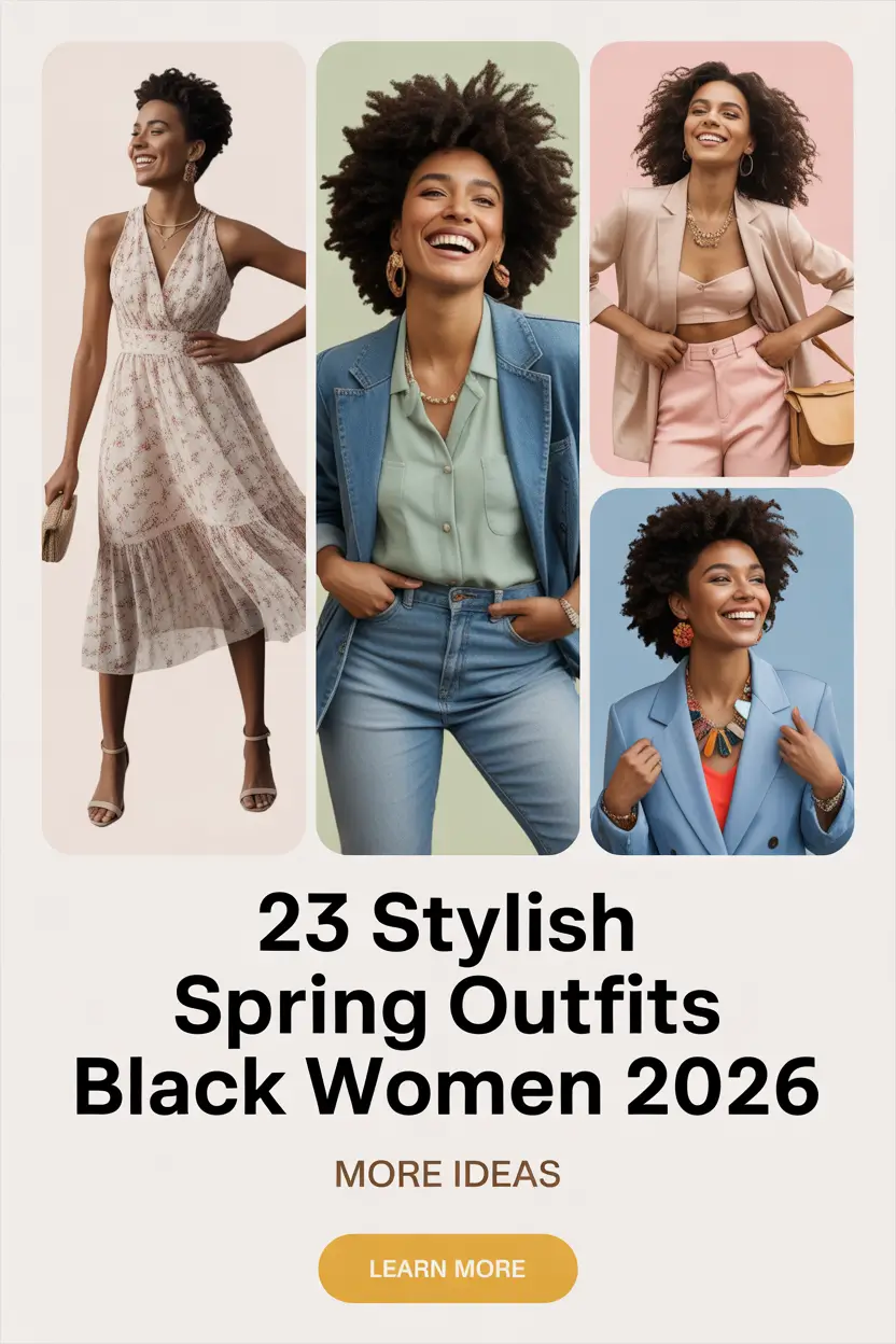 Stylish Spring Outfits Black Women 2026: Fresh, Chic & Effortless Looks for the New Season