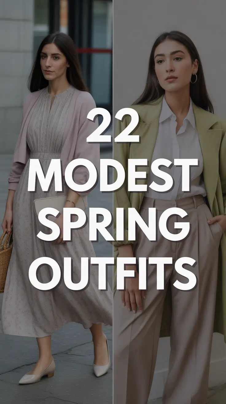 Modest Spring Outfits 2026: Classy, Cute & Elegant Ideas for Women This Season