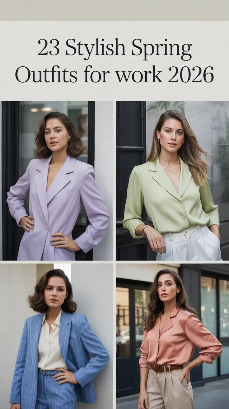 Stylish Spring Office Outfits for Work 2026: Chic Ideas for Modern Women