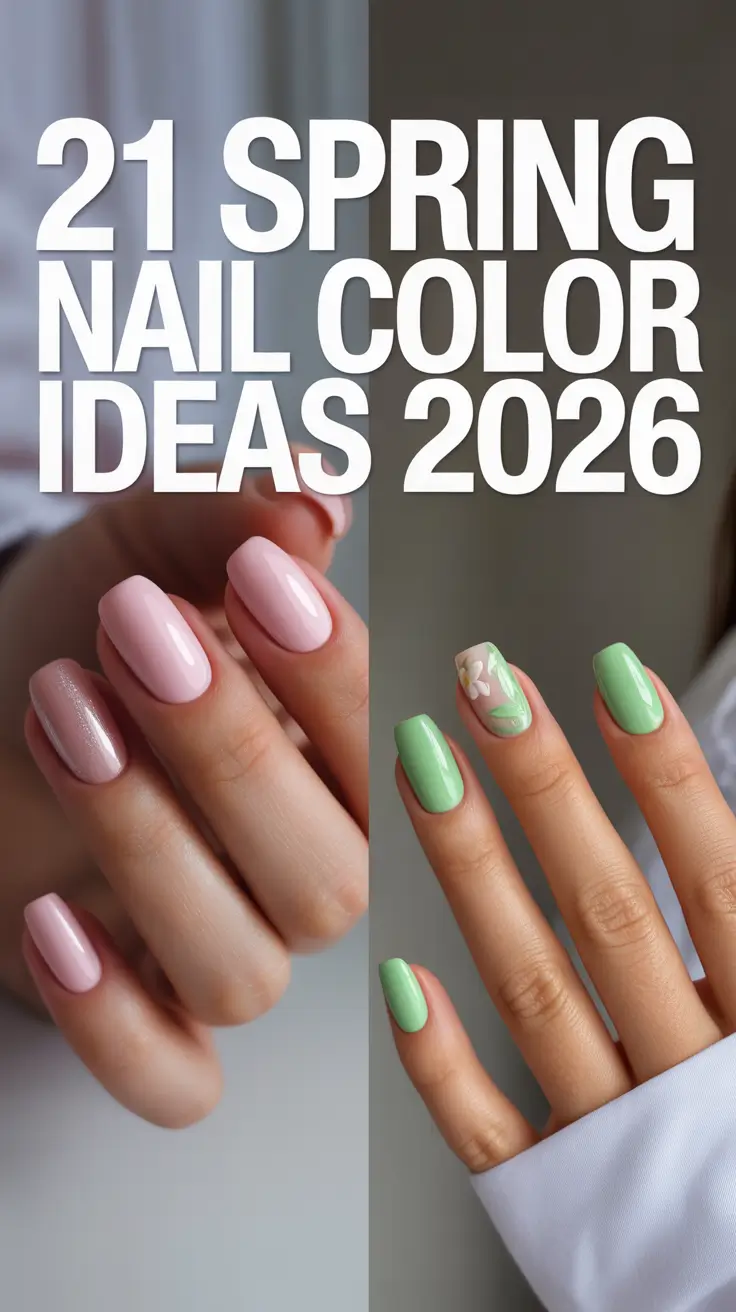 Spring Nail Color Ideas 2026: Trendy Pastel & Bright Palette for the New Season