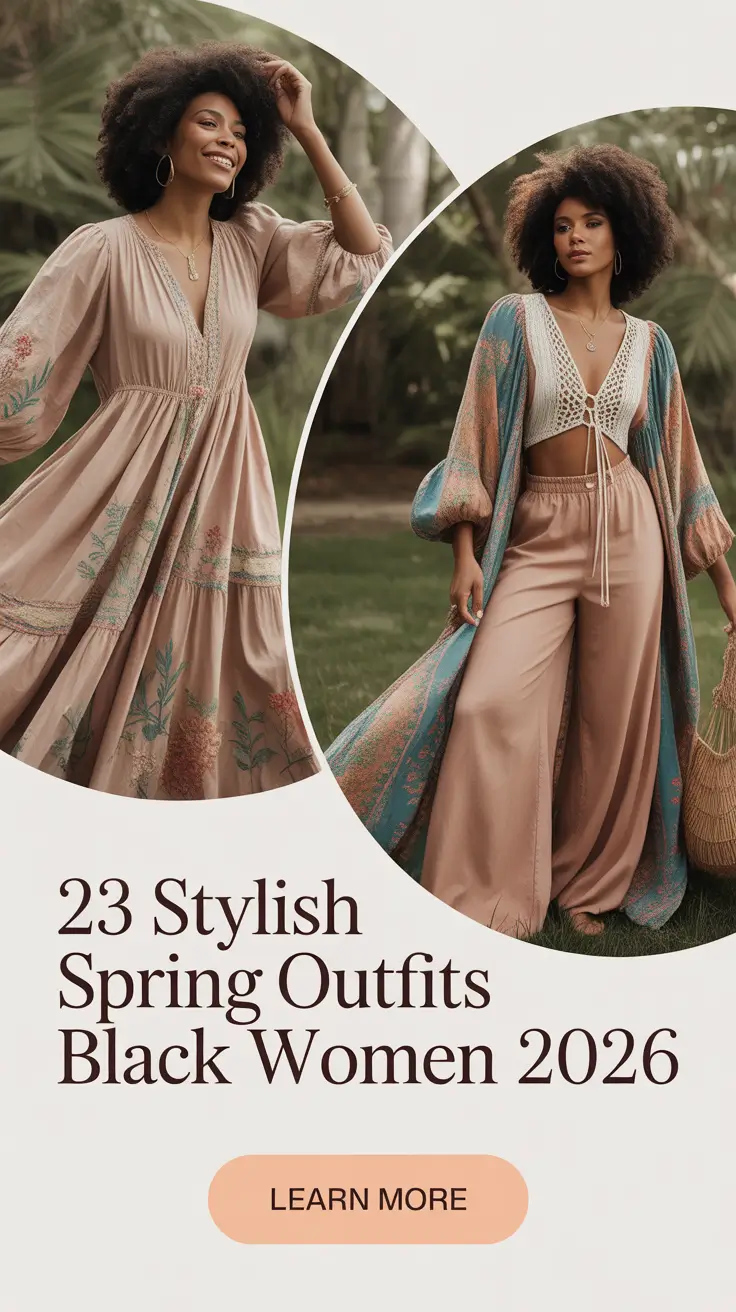 Stylish Spring Outfits Black Women 2026: Fresh, Chic & Effortless Looks for the New Season