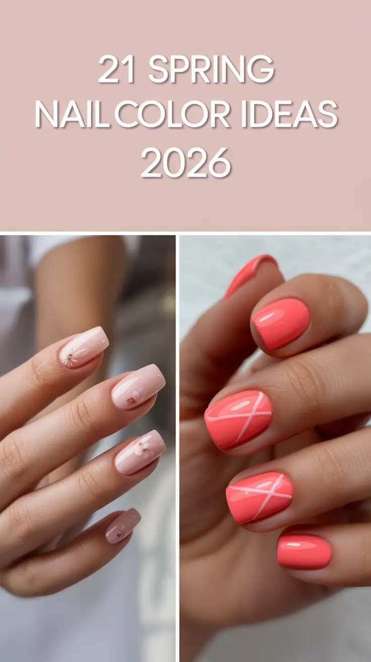 Spring Nail Color Ideas 2026: Trendy Pastel & Bright Palette for the New Season
