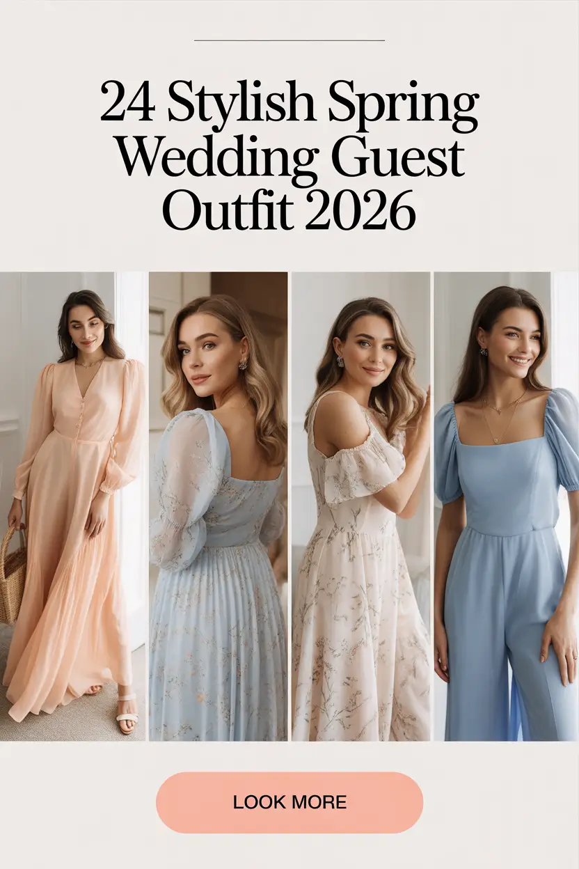 Stylish Spring Wedding Guest Outfit 2026: Fresh Classy Chic Ideas for Every Spring Celebration