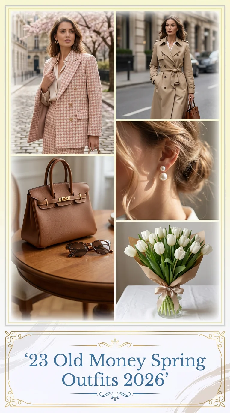 Old Money Spring Outfits 2026: Elegant Capsule Looks for Women