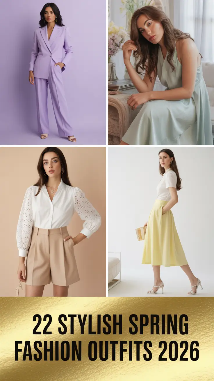 Stylish Spring Fashion Outfits 2026: Fresh Casual Street Style Inspo for the New Season