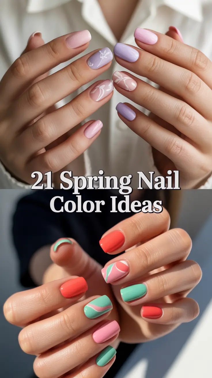 Spring Nail Color Ideas 2026: Trendy Pastel & Bright Palette for the New Season