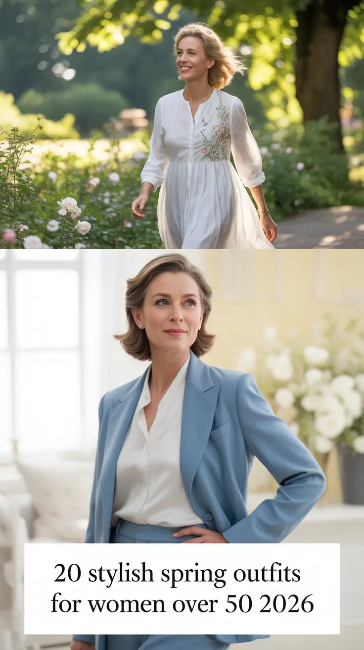 Stylish Spring Outfits for Women Over 50 2026: Fresh, Classy Looks for the New Season