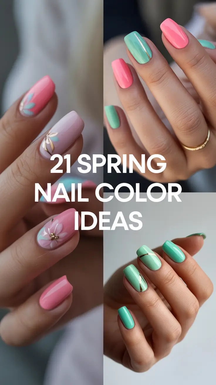 Spring Nail Color Ideas 2026: Trendy Pastel & Bright Palette for the New Season