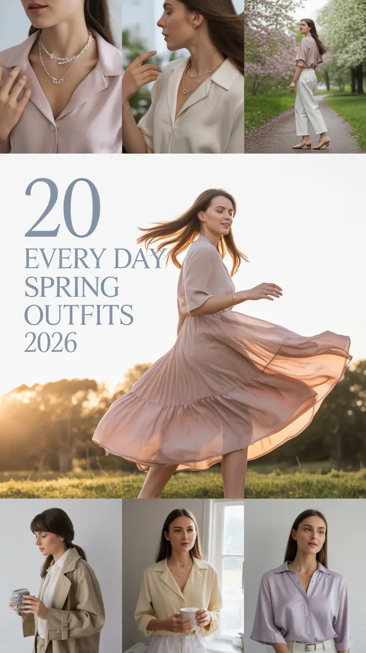 Every Day Spring Outfits 2026: Fresh & Casual Style Inspo for Women This Spring