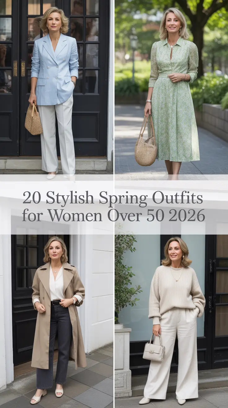 Stylish Spring Outfits for Women Over 50 2026: Fresh, Classy Looks for the New Season