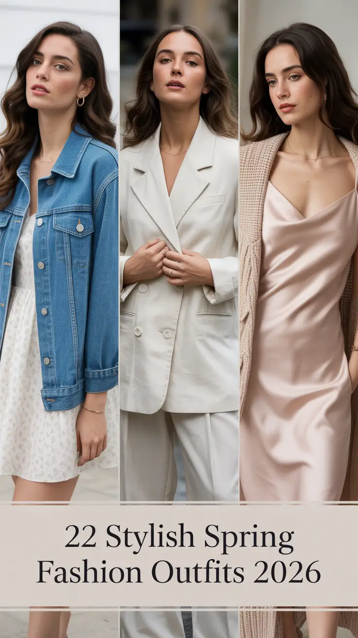 Stylish Spring Fashion Outfits 2026: Fresh Casual Street Style Inspo for the New Season