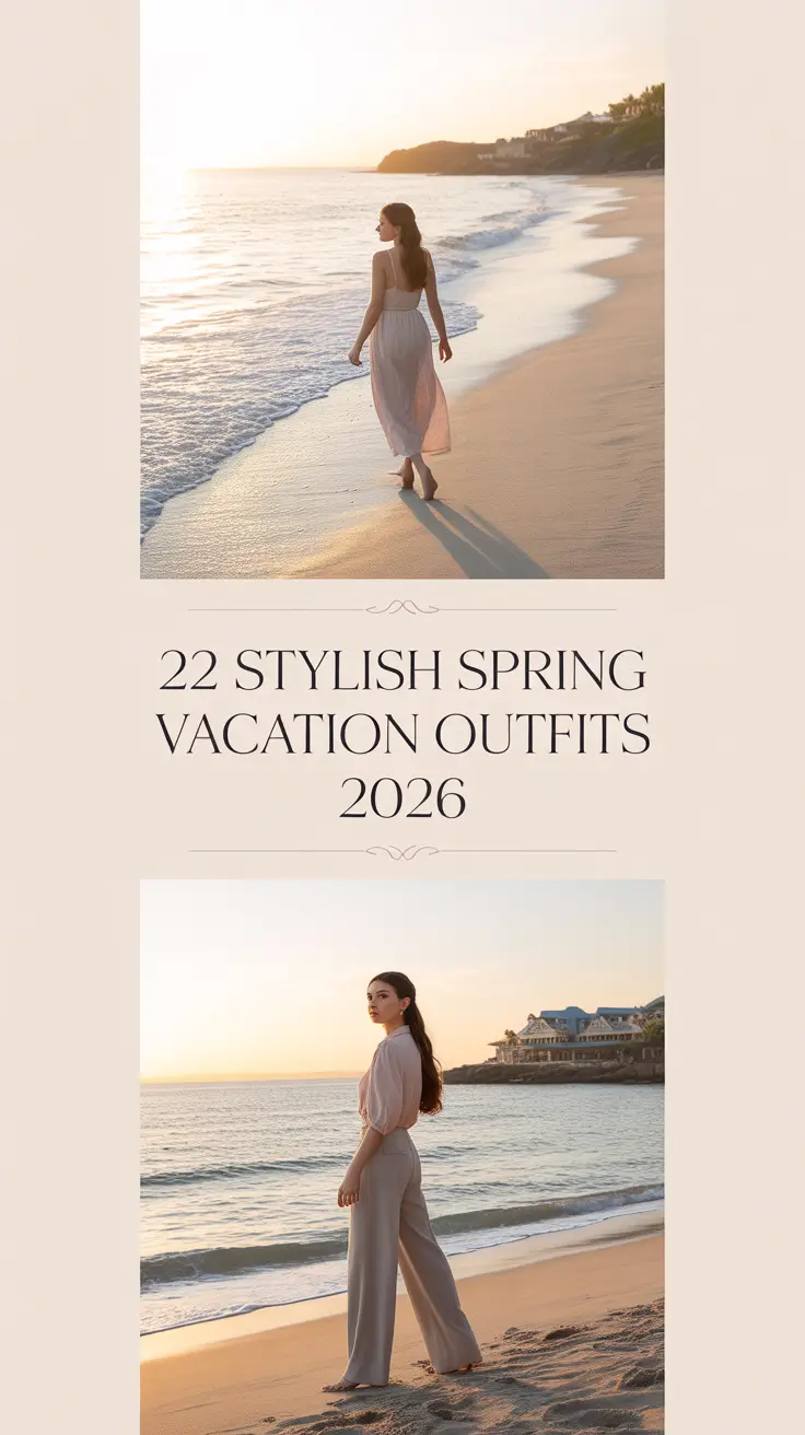 Stylish Spring Vacation Outfits 2026: Fresh Europe-Inspired Looks for Every Destination
