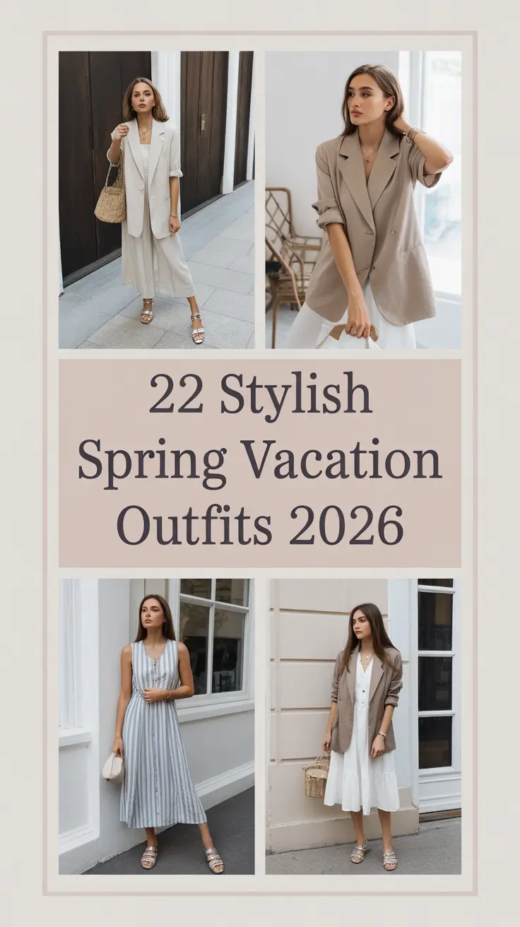 Stylish Spring Vacation Outfits 2026: Fresh Europe-Inspired Looks for Every Destination
