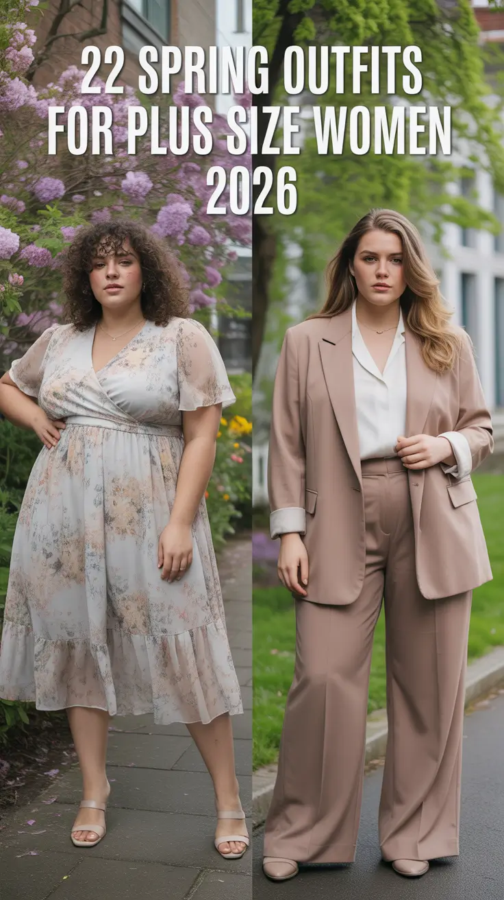 Spring Outfits for Plus Size Women 2026: Fresh Ideas for Every Style, Shape, and Spring Mood