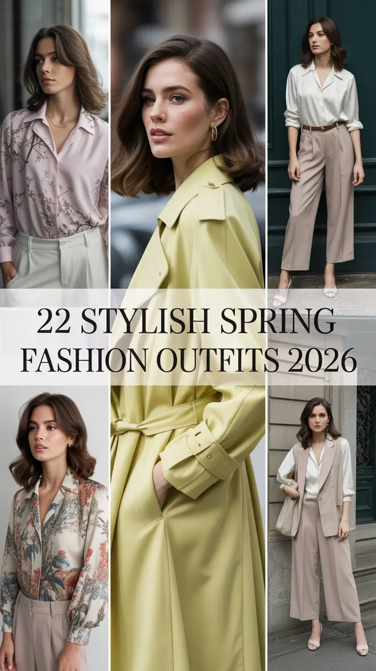 Stylish Spring Fashion Outfits 2026: Fresh Casual Street Style Inspo for the New Season