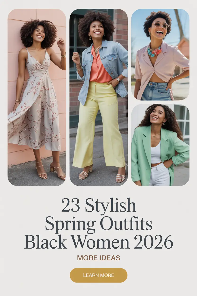 Stylish Spring Outfits Black Women 2026: Fresh, Chic & Effortless Looks for the New Season