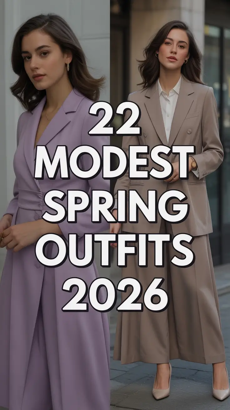 Modest Spring Outfits 2026: Classy, Cute & Elegant Ideas for Women This Season