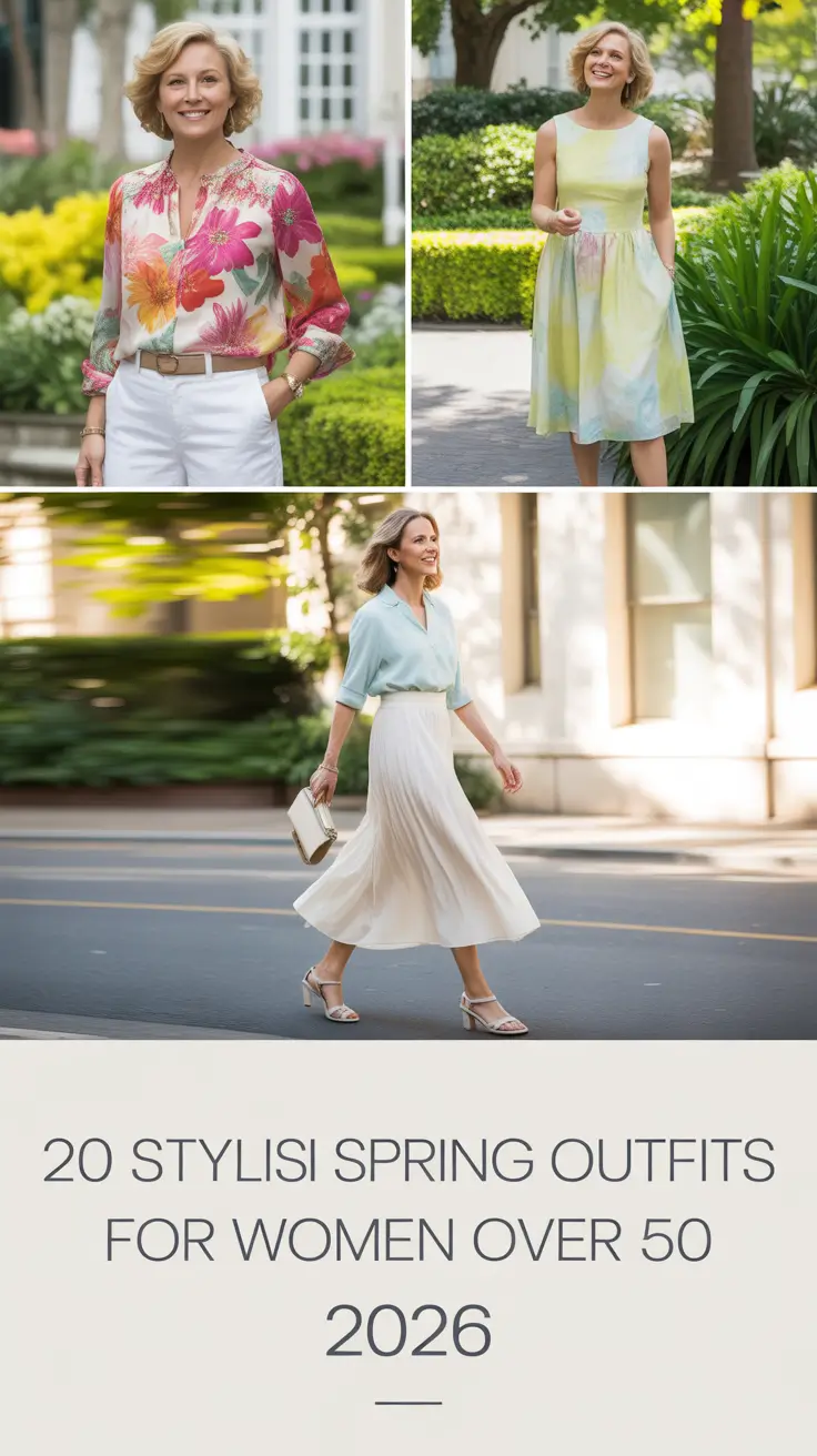 Stylish Spring Outfits for Women Over 50 2026: Fresh, Classy Looks for the New Season