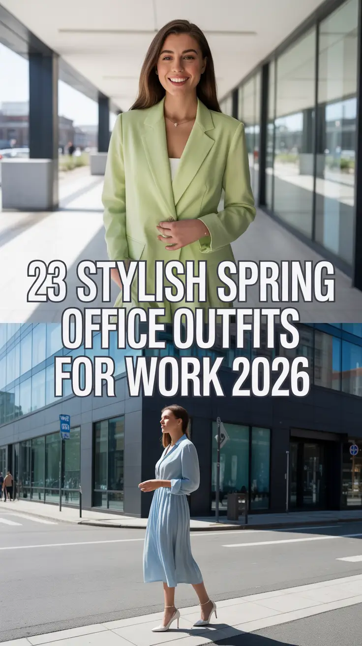 Stylish Spring Office Outfits for Work 2026: Chic Ideas for Modern Women